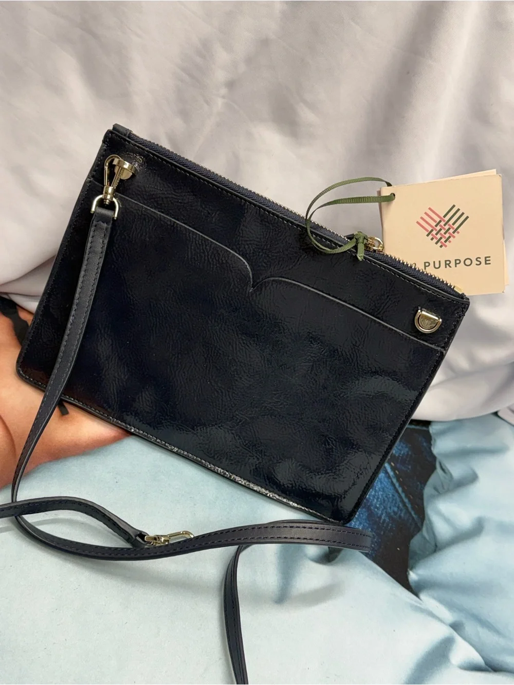 (new+tag) Kate Spade Nacy Floral Appliqué Crossbody Bag Adjustable Leather Strap